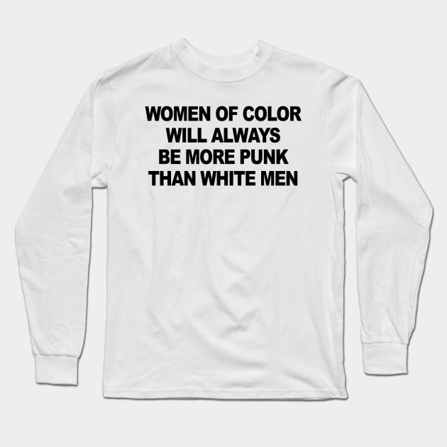 WOMEN OF COLOR Long Sleeve T-Shirt by TheCosmicTradingPost